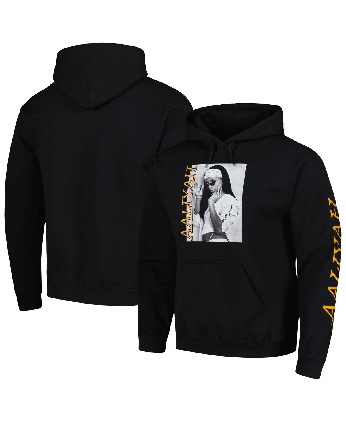 Shop Ripple Junction Men's  Black Aaliyah Graphic Pullover Hoodie