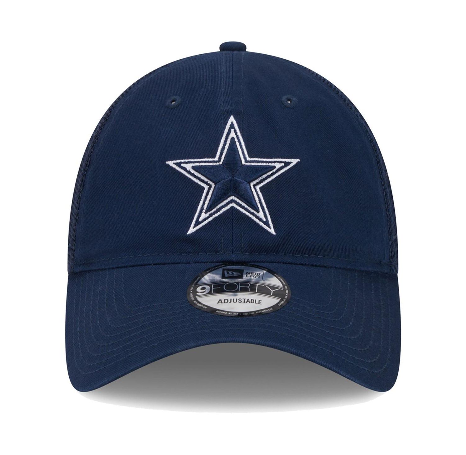 Men's Navy Dallas Cowboys Distinct 9TWENTY Adjustable Hat