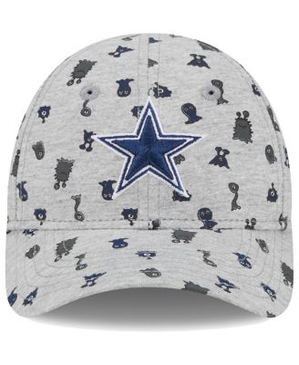 Little Boys and Girls Gray Dallas Cowboys Critter 9FORTY Flex Hat