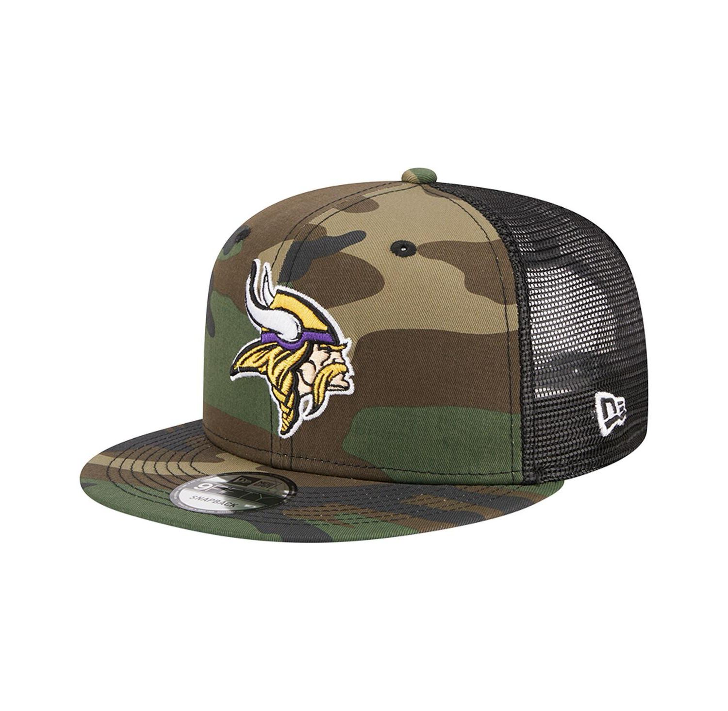 Men's Camo Minnesota Vikings Main Trucker 9FIFTY Snapback Hat