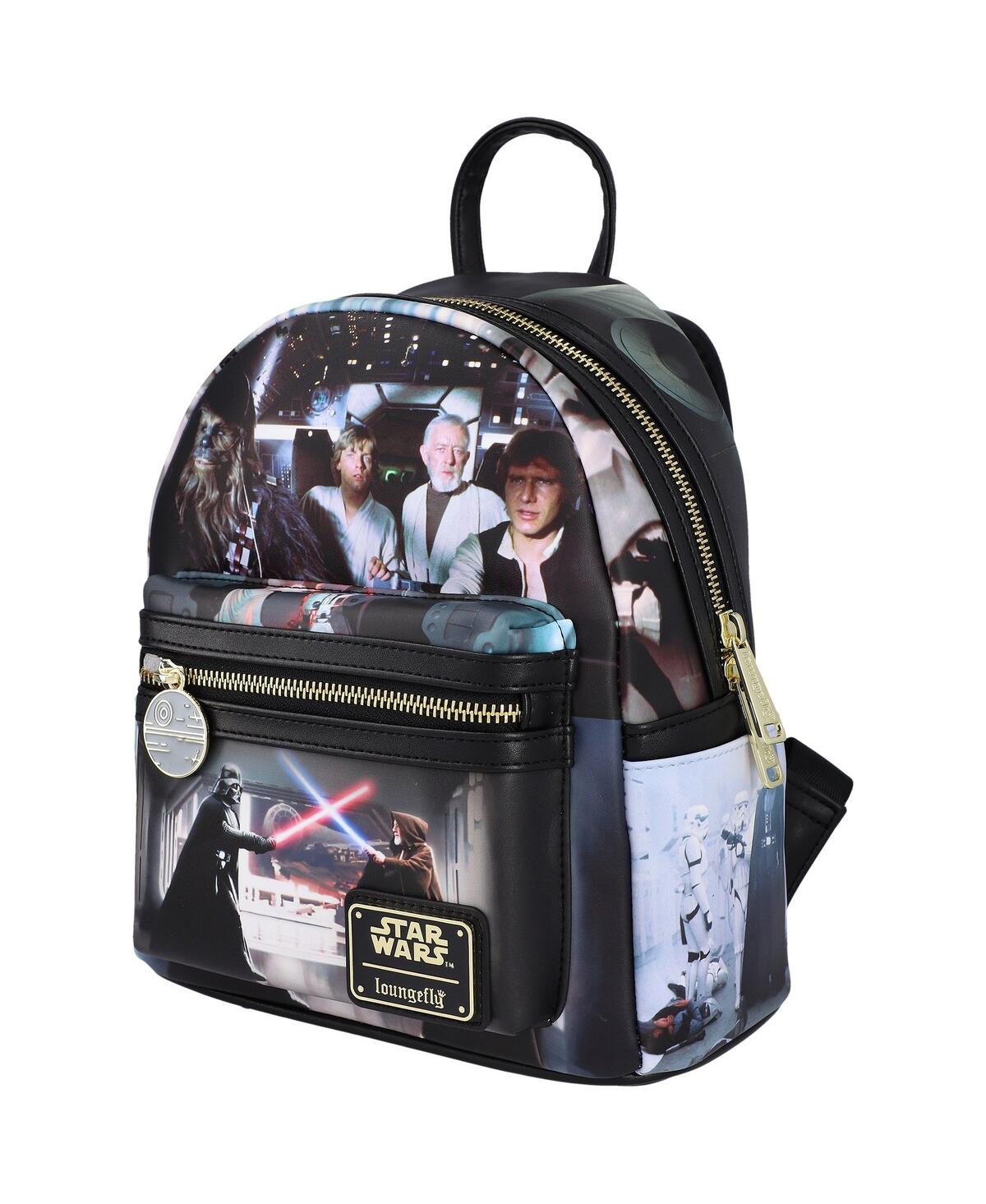 Men's and Women's Loungefly Star Wars: Episode Iv - A New Hope Final Frames Mini Backpack - Black
