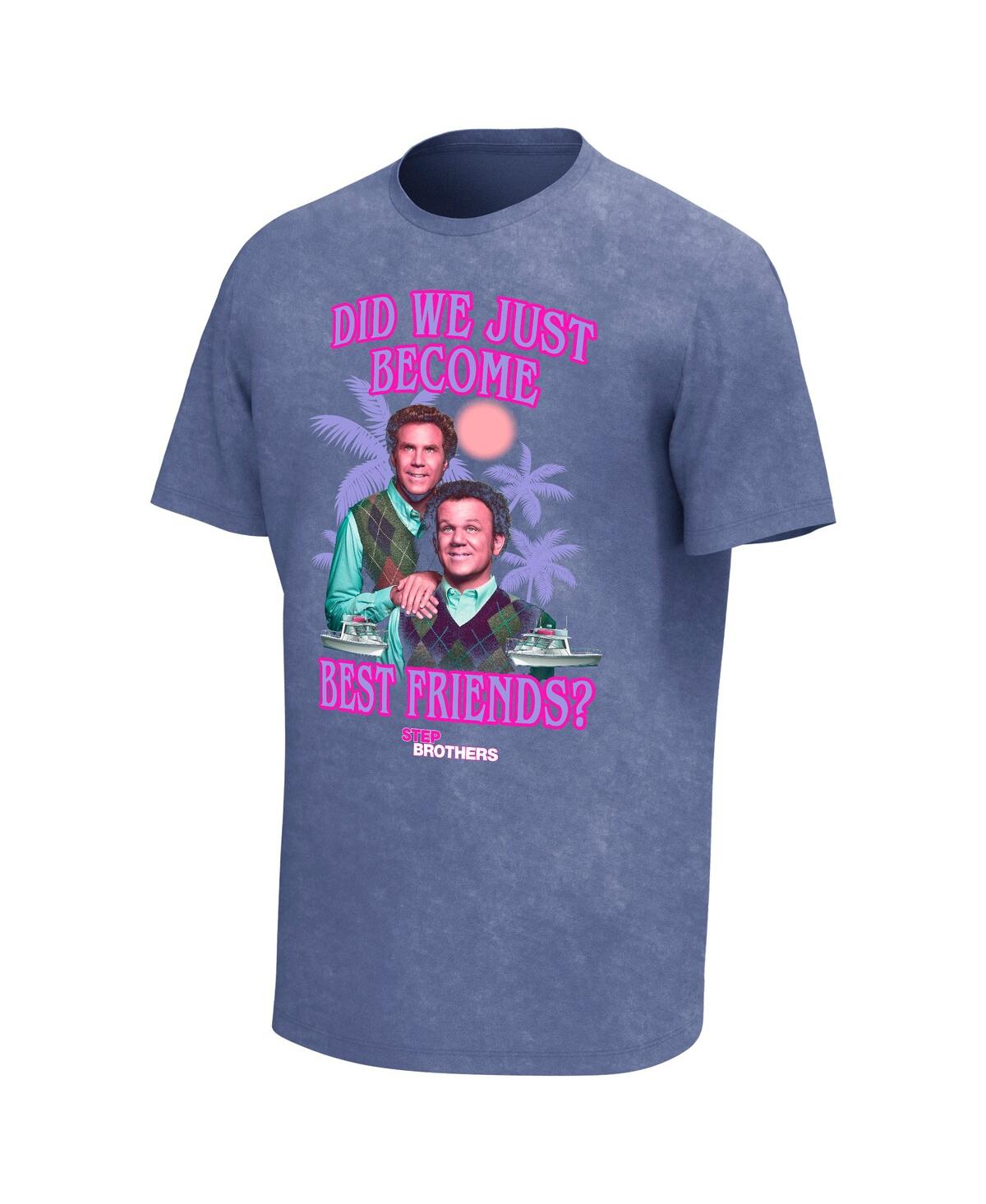 Philcos Men's Blue Step Brothers Graphic T-shirt In Blue