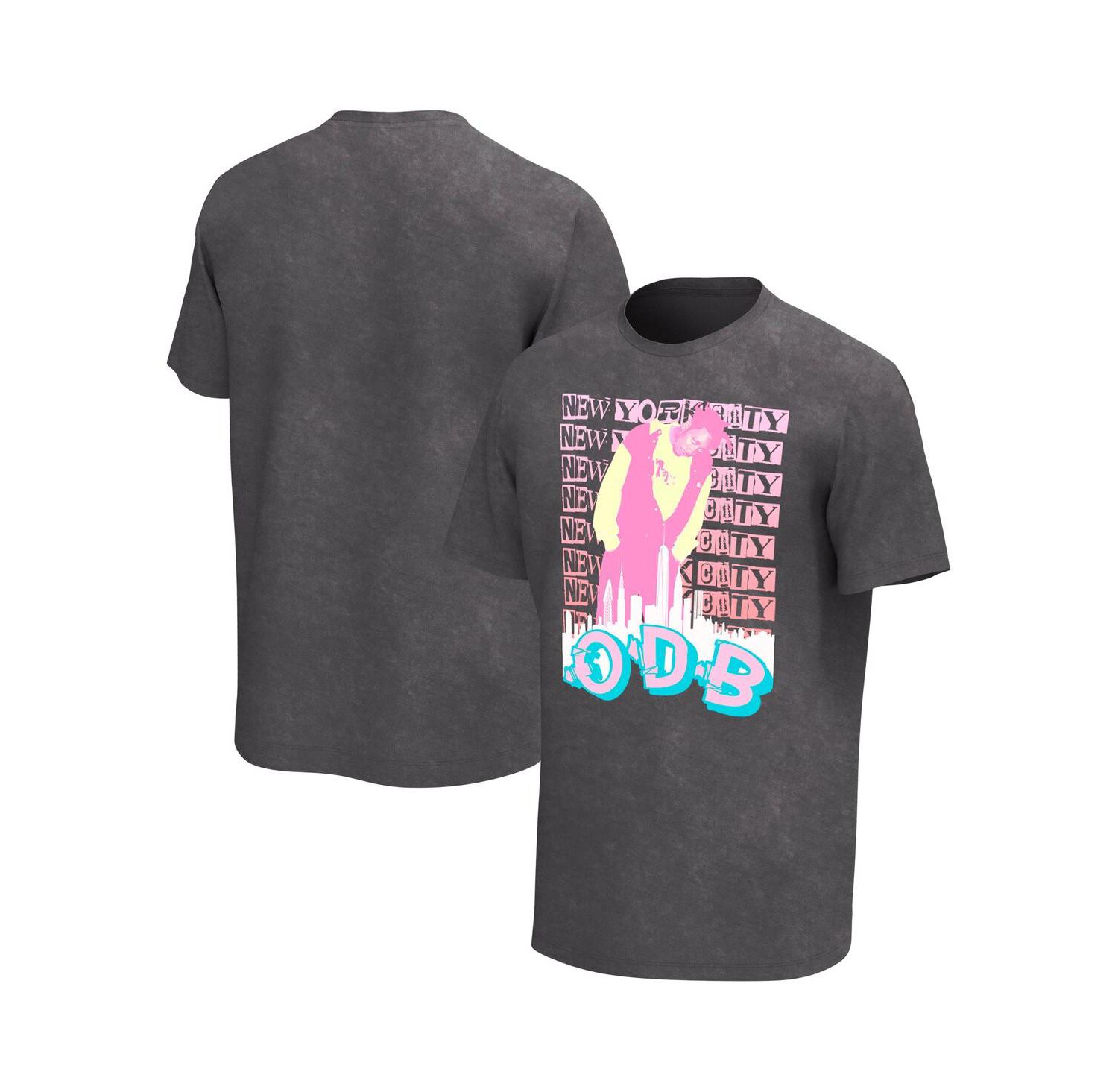 Men's Charcoal ODB Skyline Washed Graphic T-shirt