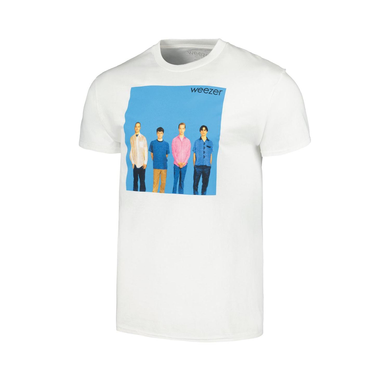 Men's White Weezer T-shirt