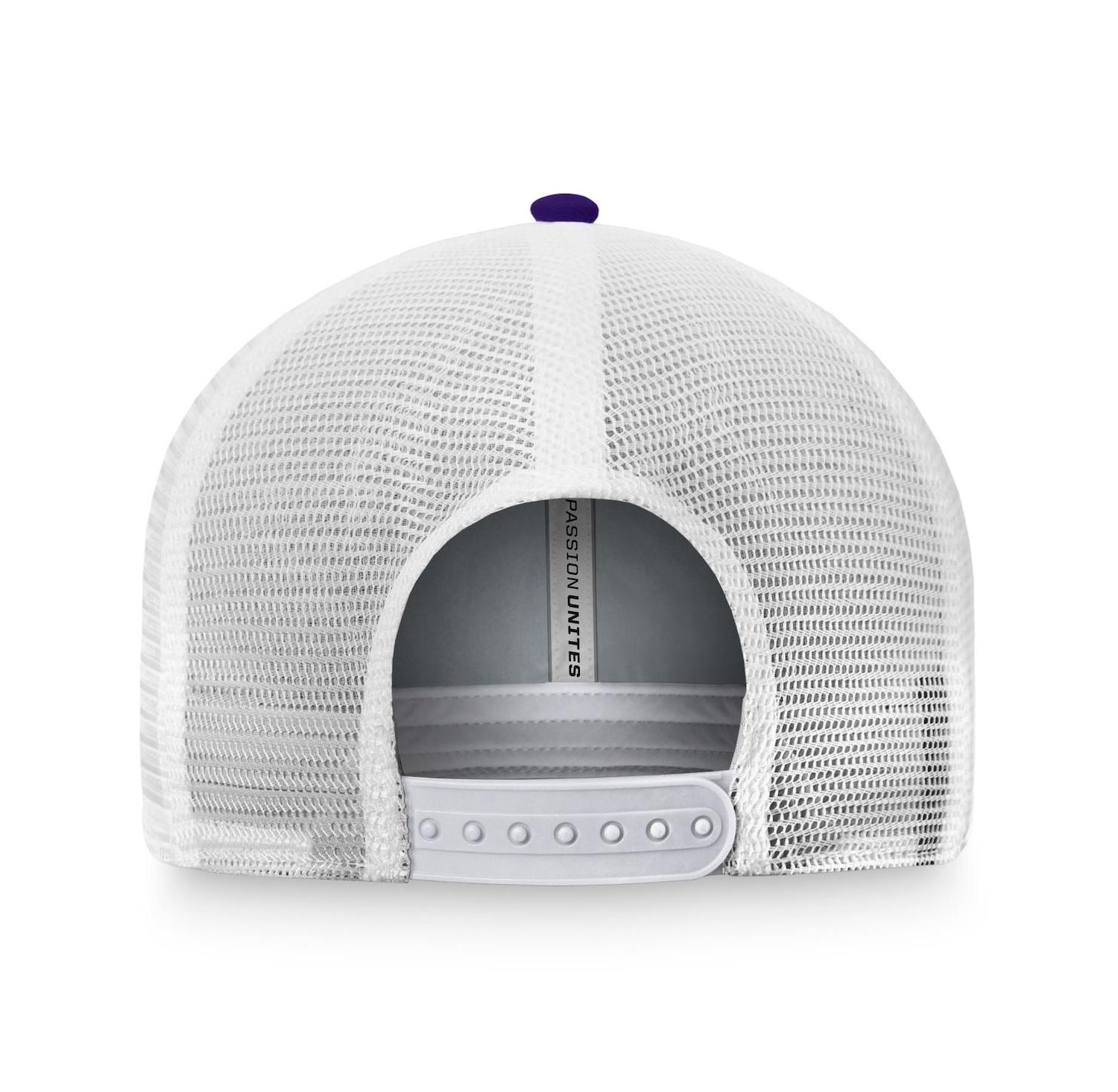 Men's Purple, White Kansas State Wildcats Breakout Trucker Snapback Hat