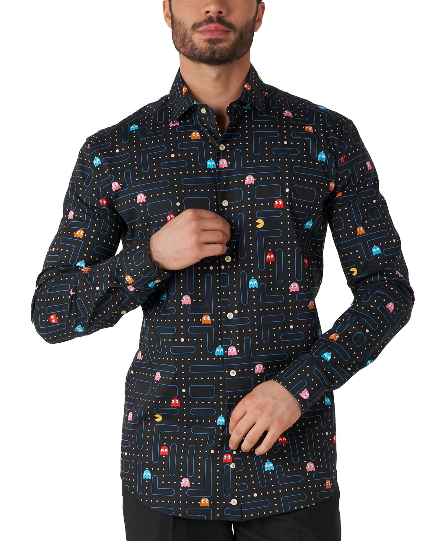 Men's Printed Theme Party Shirts For Men