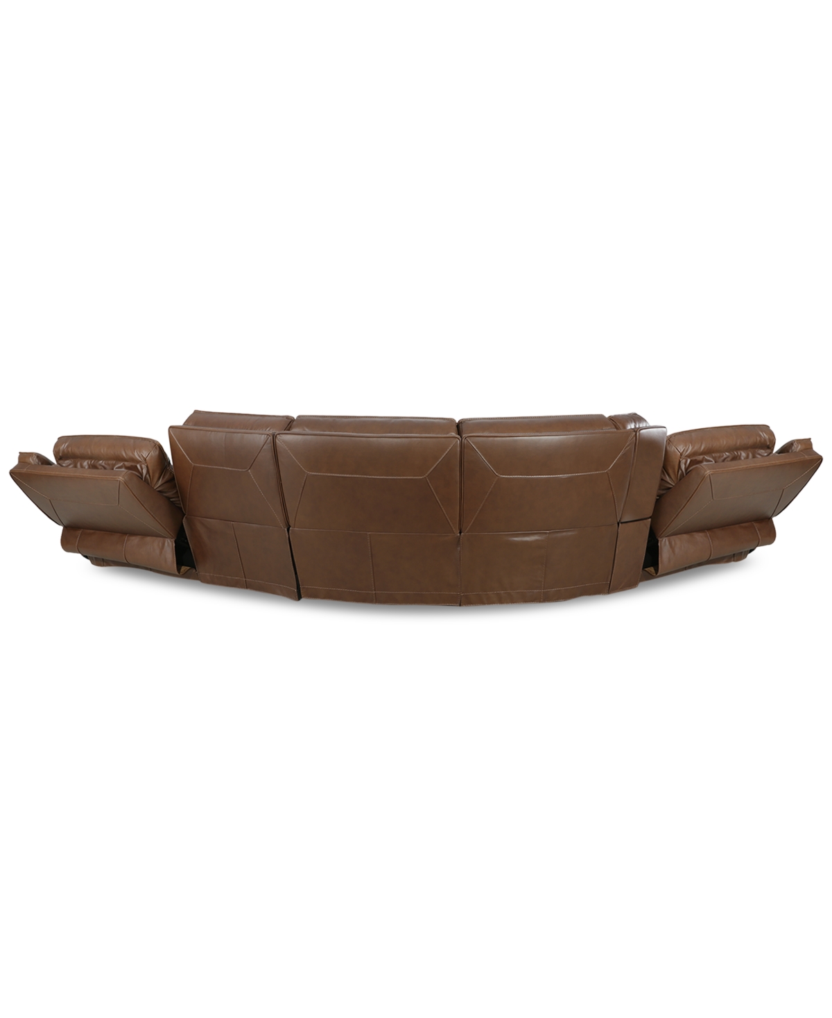 Hansley 5-Pc. Zero Gravity Leather Sectional with Power Recliner and Chaise, Created for Macy's