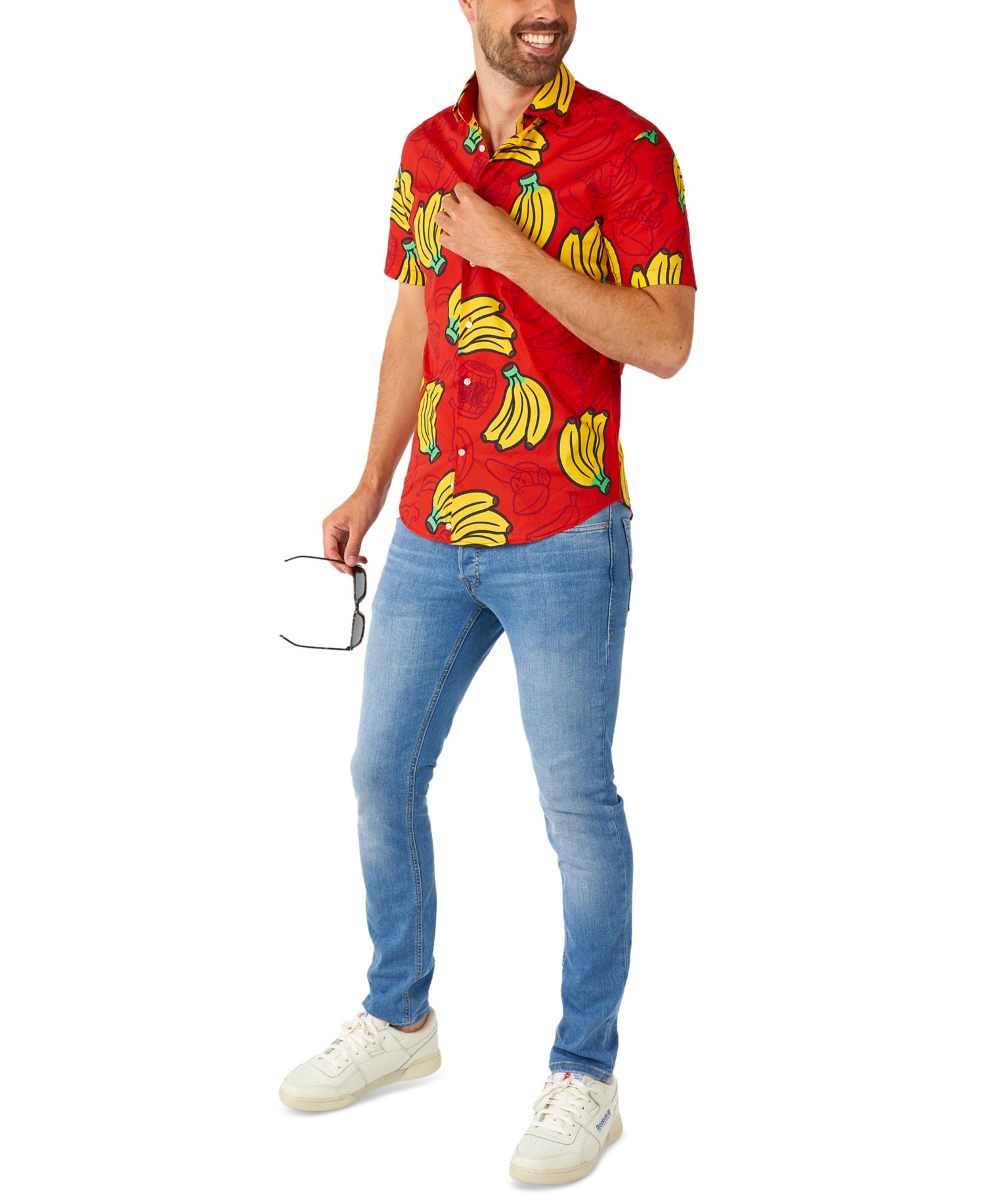 Men's SHIRT Short Sleeve Donkey Kong