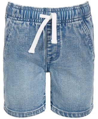 Epic Threads - Little Boys Good Vibes Light-Wash Denim Shorts