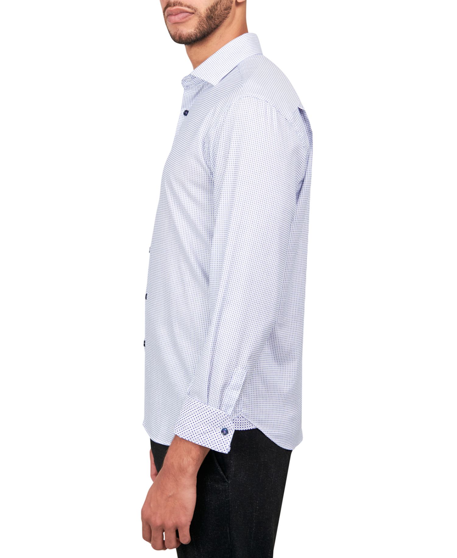Men's Dobby Square Shirt