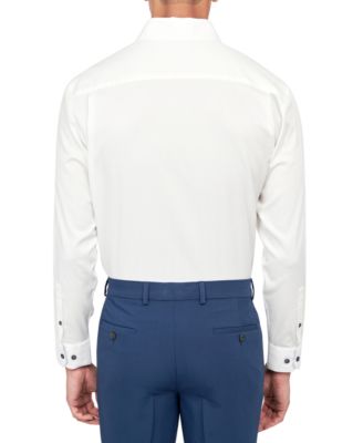 Men's Solid Herringbone Shirt