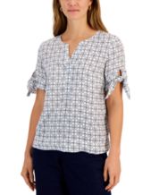 Macys sales white tops