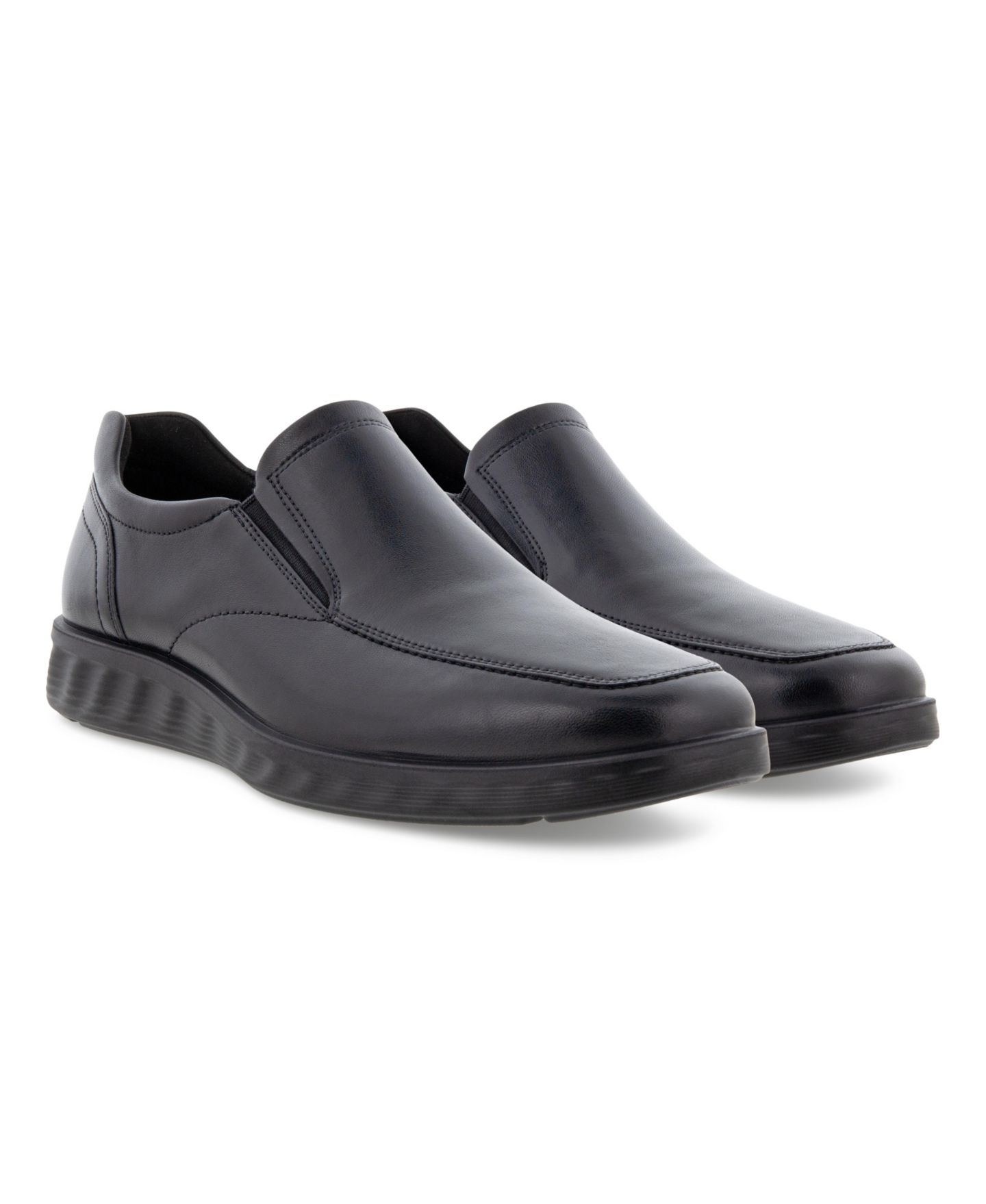 Мужские туфли Ecco S Lite Hybrid Slip-On, цвет: Чёрный — фото 8