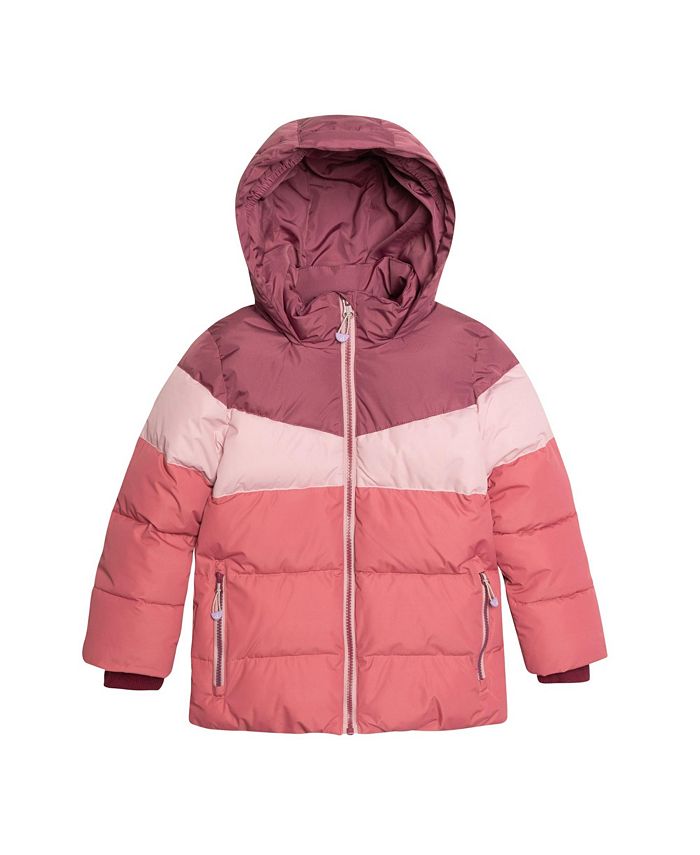 Puffy pink jacket sales