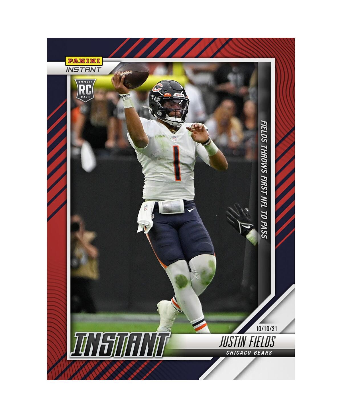 Panini America Justin Fields Chicago Bears Parallel  Instant Nfl Week 5 First Touchdown Pass Single R In Multi