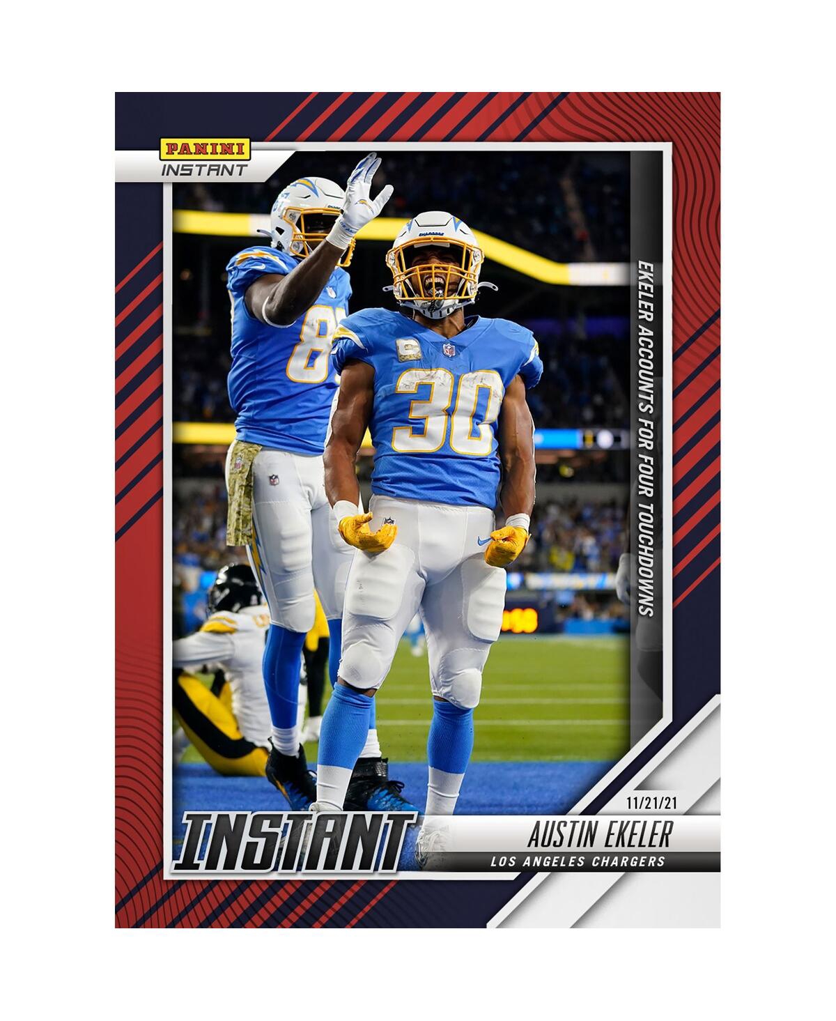 Shop Panini America Austin Ekeler Los Angeles Chargers Parallel  Instant Nfl Week 11 Accounts For Four Tou In Multi