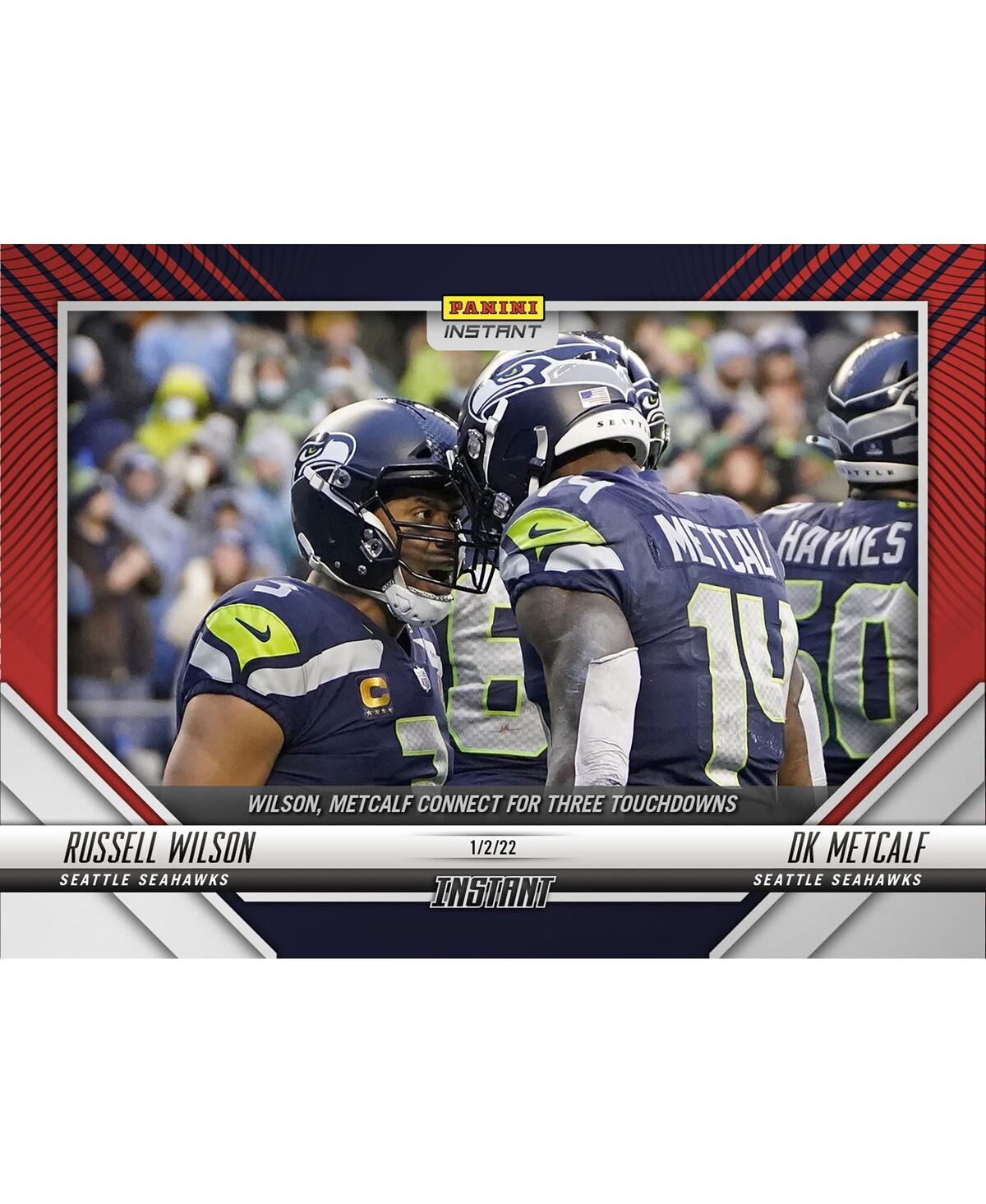 Shop Panini America Russell Wilson & Dk Metcalf Seattle Seahawks Parallel  Instant Nfl Week 17 Wilson And  In No Color