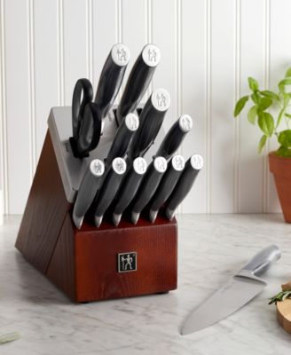 HENCKELS International Graphite 14-Piece Self-Sharpening Cutlery Set