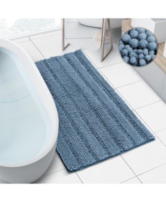 Ultra Soft Non Slip Chenille Bath Rug - Large 44"x26"