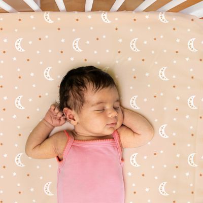 Fitted Crib Sheet for Girls, 4 Pack Set, Boho