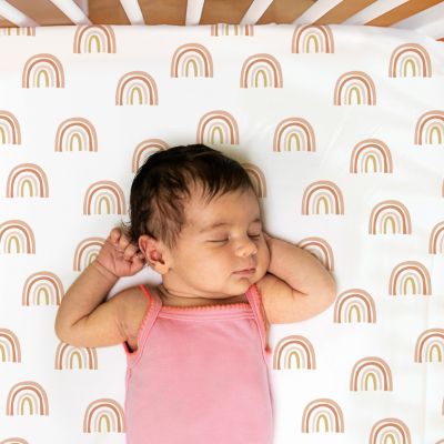 Fitted Crib Sheet for Girls, 4 Pack Set, Boho