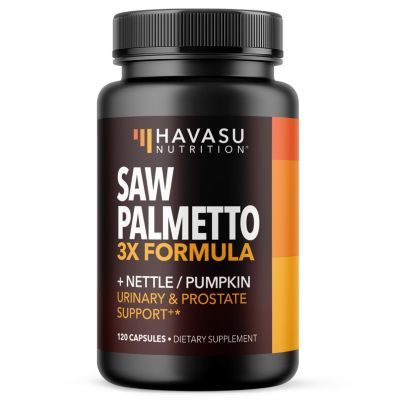 Saw Palmetto Nettle Pumpkin Seed Capsules Havasu Nutrition 120ct 28$