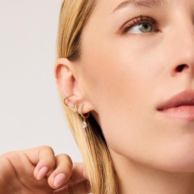 Delicate Huggie Hoops - Elise