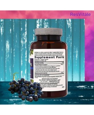 Resveratrol 500mg - 60 Vegetarian Capsules
