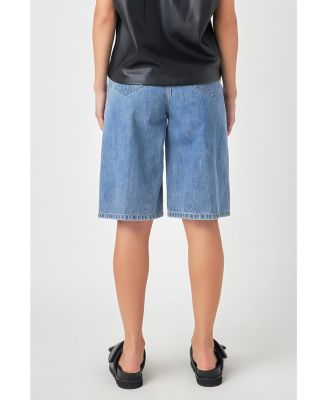 Women's Low Waisted Denim Shorts