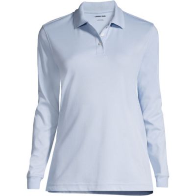 Women's Long Sleeve Interlock Polo Shirt