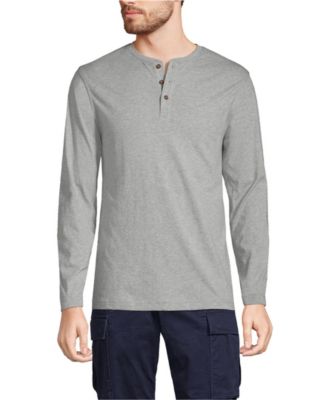 Men's Long Sleeve Cotton Supima Henley