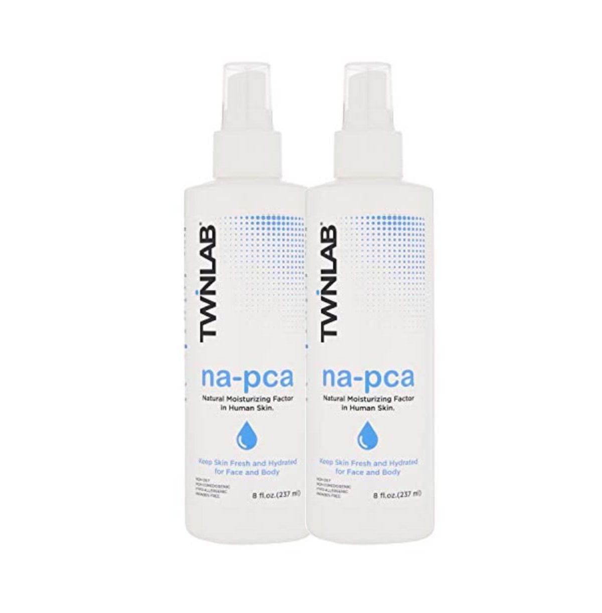 Na-Pca Spray - Eucalyptus Oil Body Mist for Women & Men to Support Skin Hydration - 8 fl oz (Pack of 2) - White