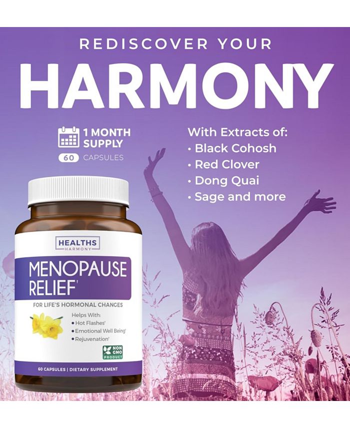 Healths Harmony Menopause Relief nonGMO Helps Support Menopausal