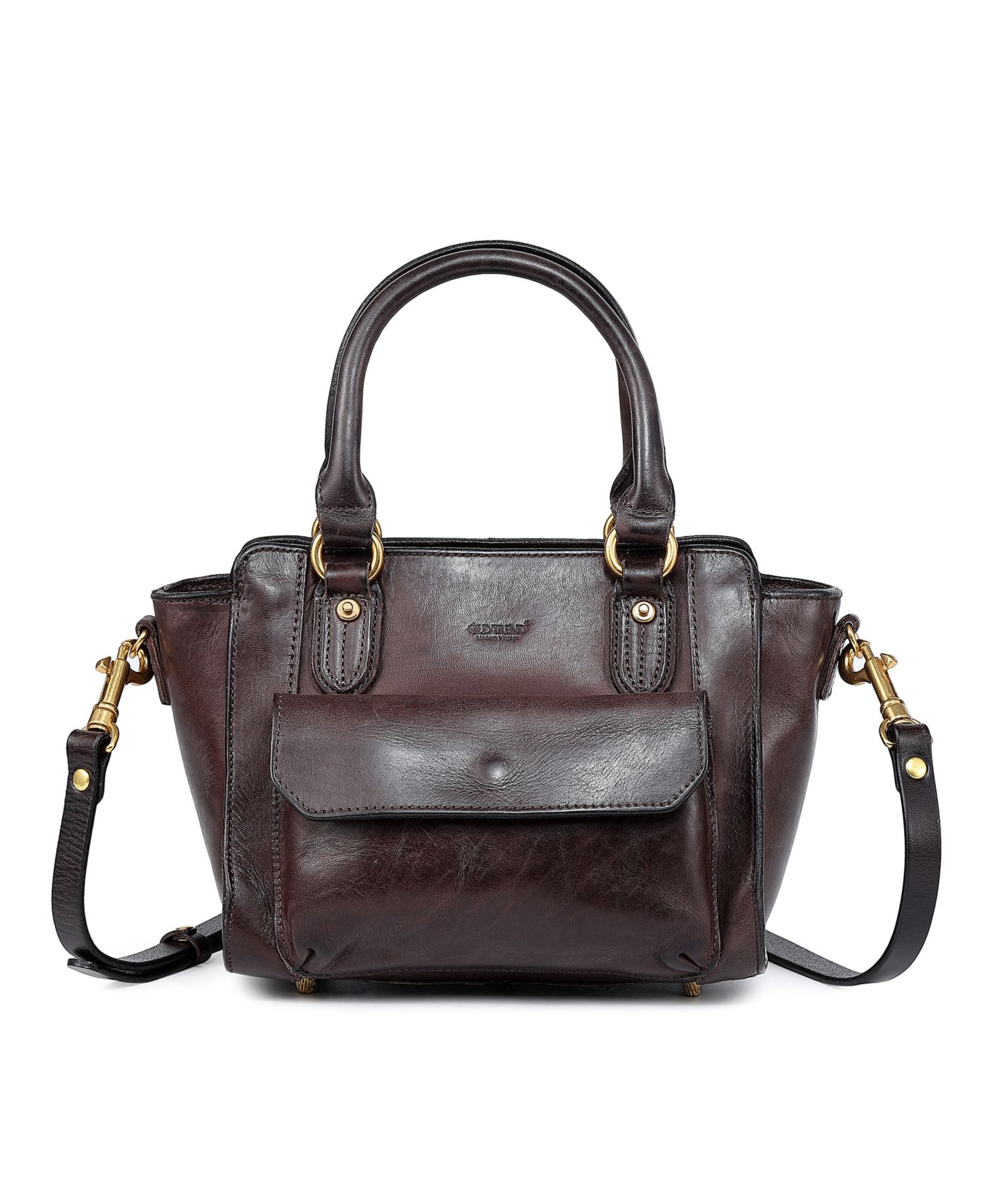 Pansy Small Leather Satchel Bag