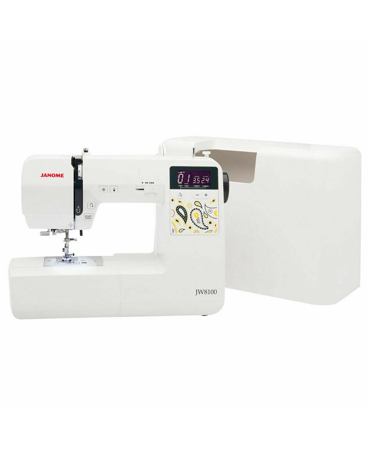 JW8100 Computerized Sewing Machine - White