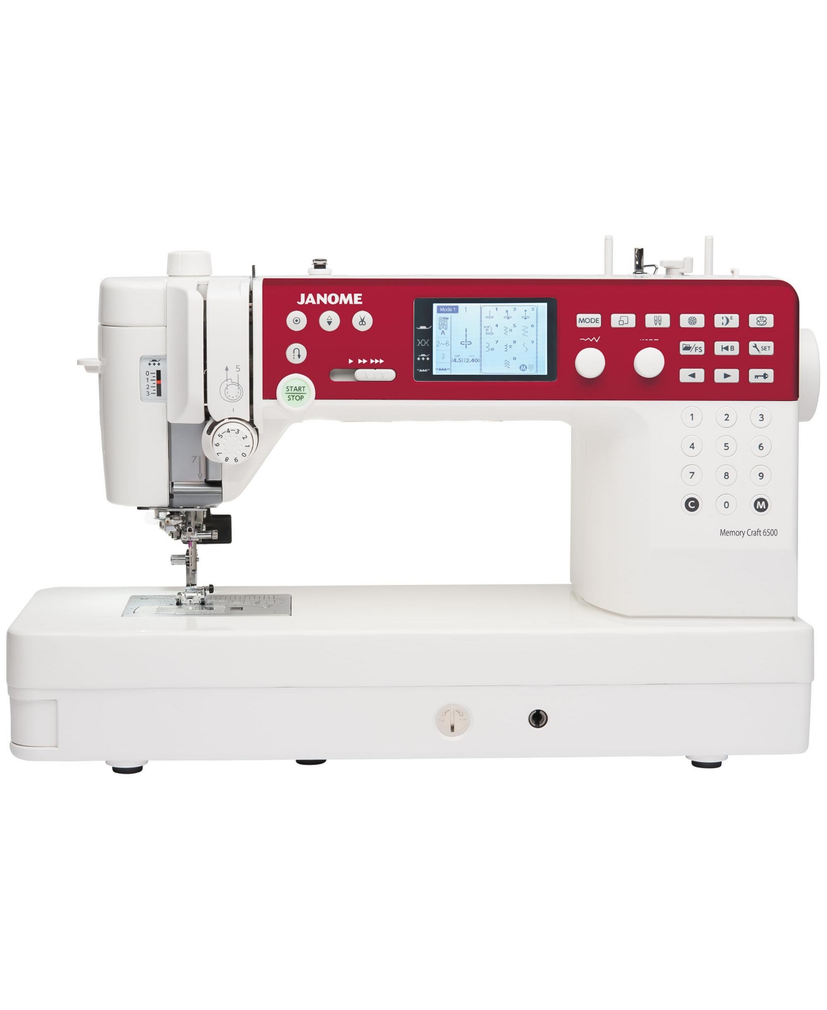 MC6650 Computerized Sewing and Quilting Machine - White