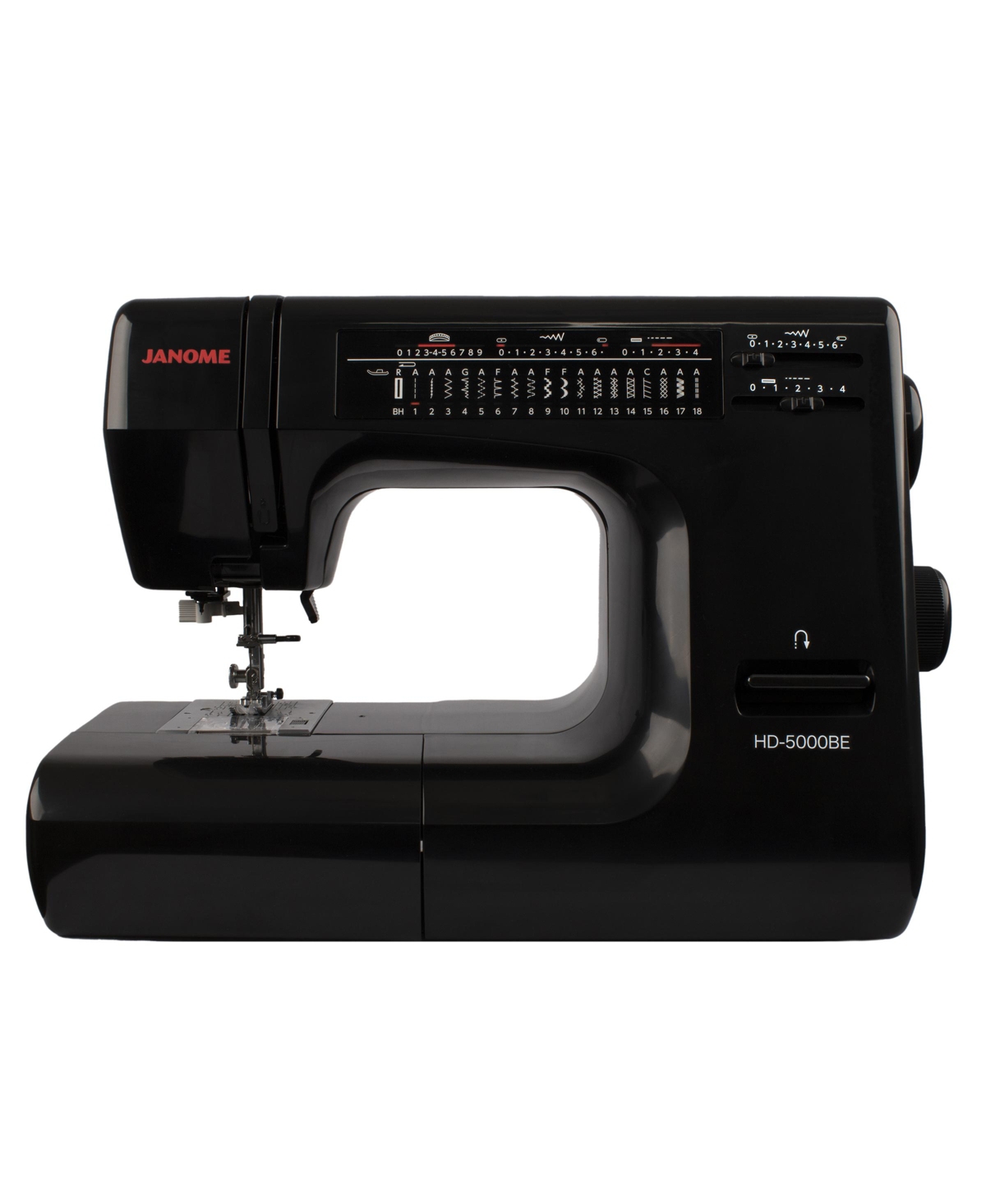 HD5000BE Black Edition Heavy Duty Mechanical Sewing Machine - Black