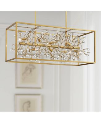 Possini Euro Design Carrine Gold Linear Island Pendant Chandelier 38.50 ...