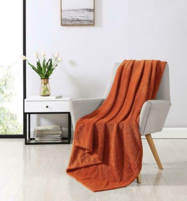 Ultra Soft & Plush Herringbone Fleece Throw Blanket Covers 50"x60"