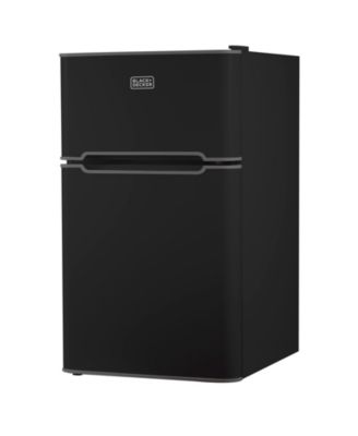 3.1 cu.ft.. 2 Door Ref/Freezer - Black