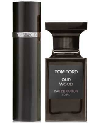香水(男性用) TOM FORD OUD WOOD EAU DE PARFUM SET Tom Ford Oud Wood Gift Set Eau De Parfum 1.7oz&0.34oz Spray