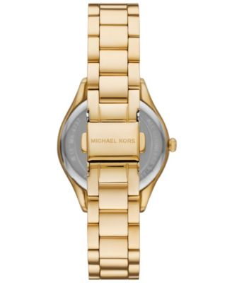 Women's Lauryn Three-Hand Gold-Tone Stainless Steel Watch 33mm