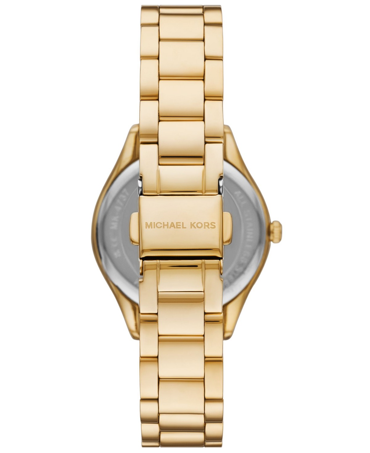 Женские часы Michael Kors Lauryn Three-Hand золотистые из стали 33мм — фото 5