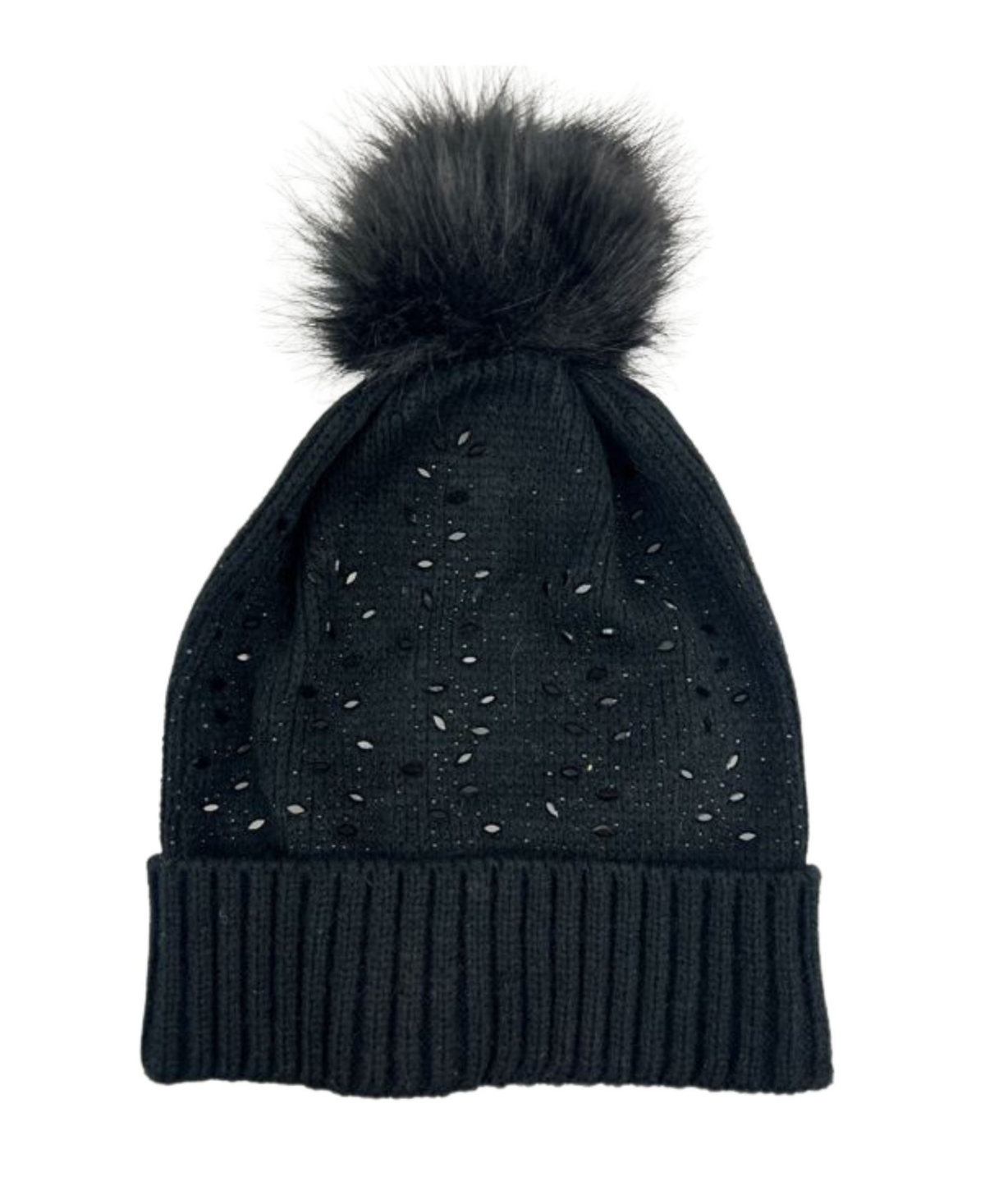 Marcus Adler Scattered Crystal Pom Beanie