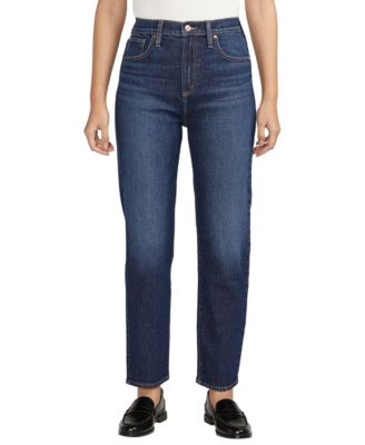 Silver Jeans Co. Women's Highly Desirable High Rise Straight Leg Jeans - 12" Rise, Vintage Fit - View #3
