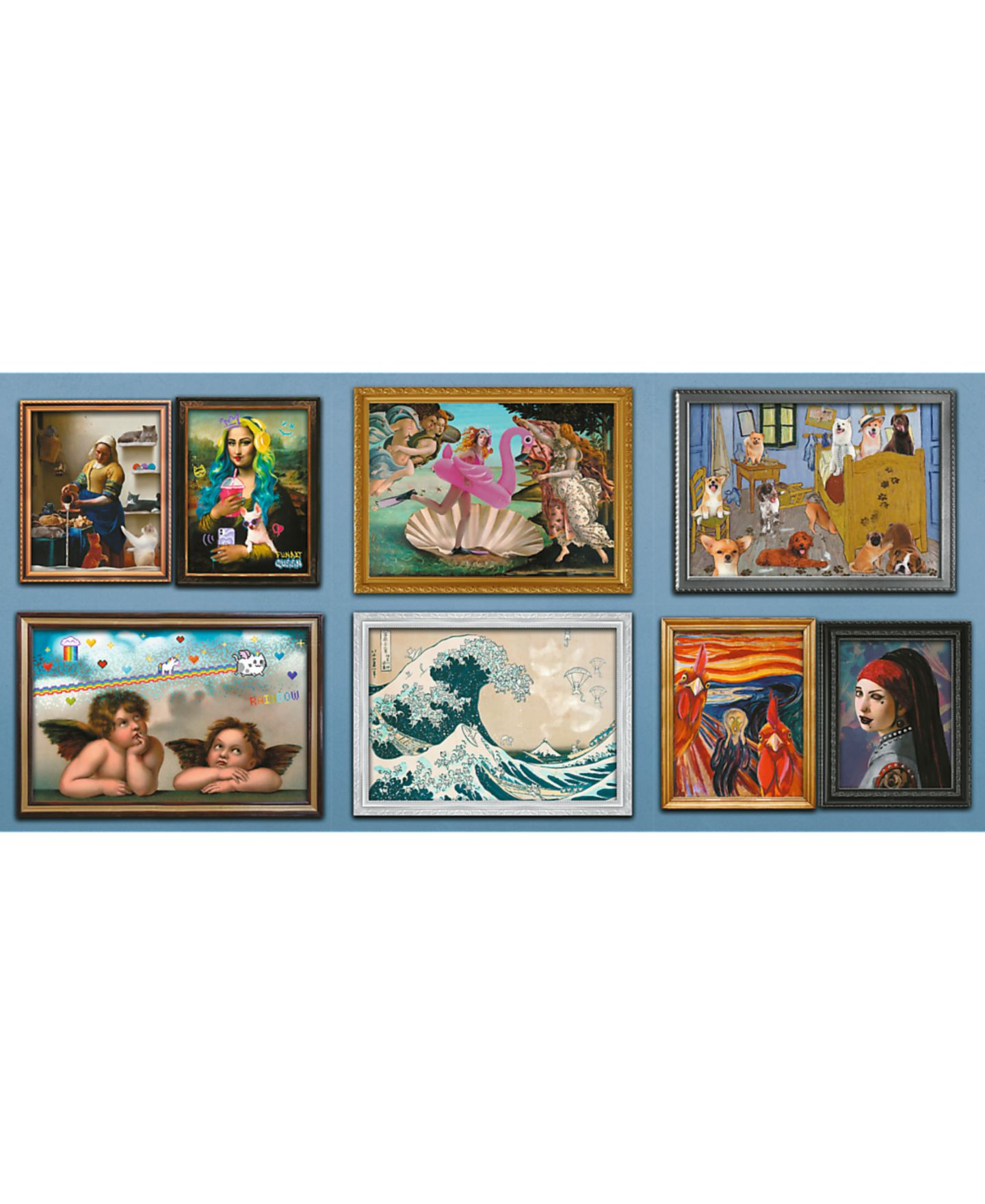 Детский пазл Trefl Not So Classic Art Collection Unlimited Fit Technology 9000-Piece Puzzle, Ages 12+, цвет: Разноцветный — фото 3