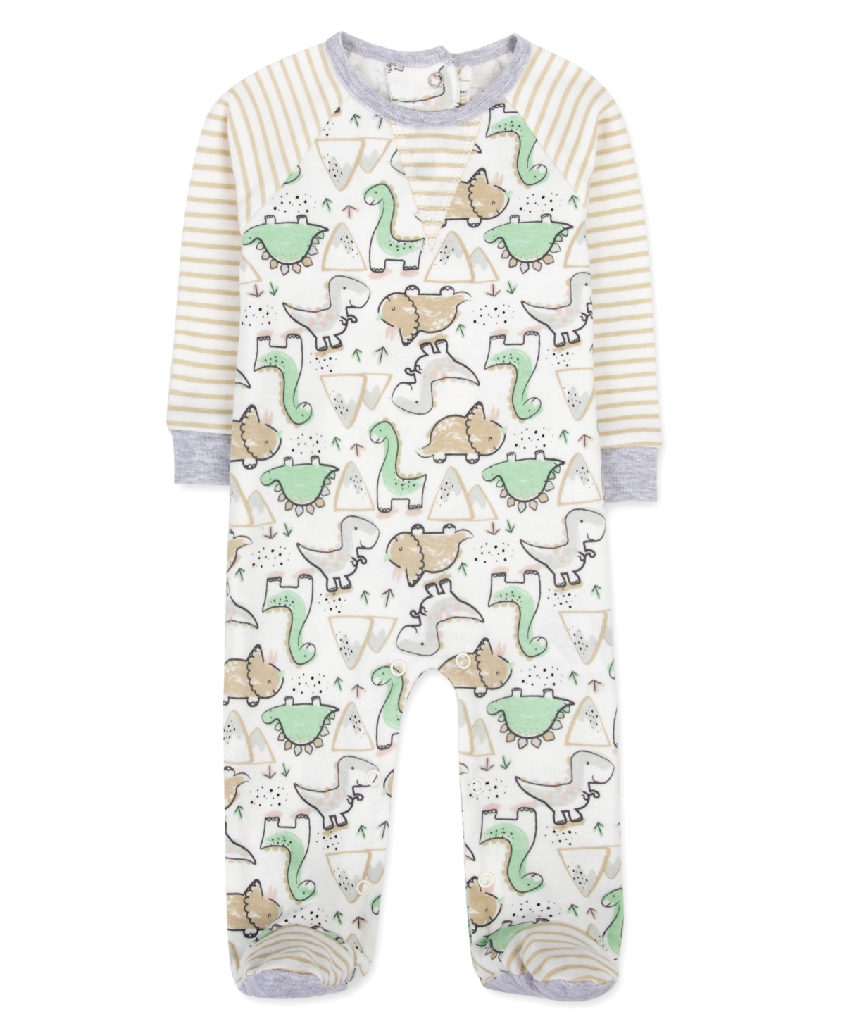 Shop Baby Essentials Baby Boys Footed Coverall With Lovey Set In Sage