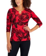 Blusas rojas 2025 en macys