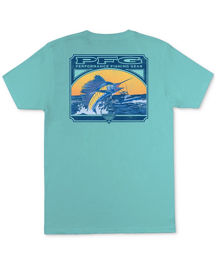 Columbia Men's Waving Crewneck Short Sleeve Graphic T-Shirt - Macy's