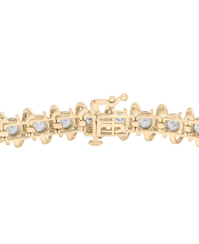 Macy's Diamond Tennis Bracelet (5 ct. t.w.) in 10k Gold, Created for